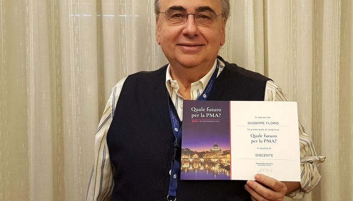 Il dr.Giuseppe Florio al convegno "Quale futuro per la PMA?"